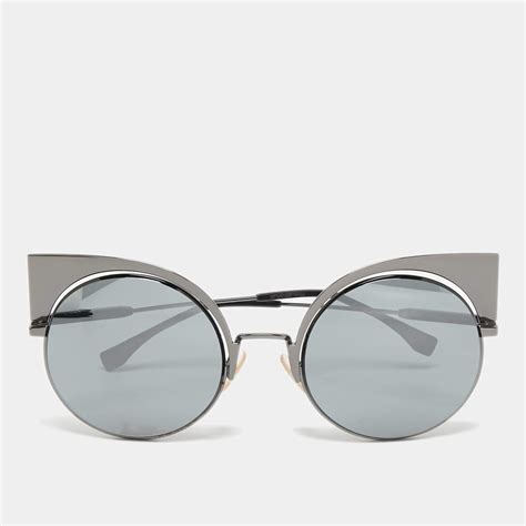 fendi eyeshine ff 0177 s|FENDI Eyeshine Sunglasses FF 0177/S Black .